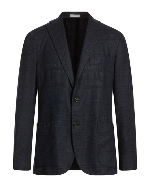 Boglioli Black Midnight Blazer Virgin Wool, Polyester for men