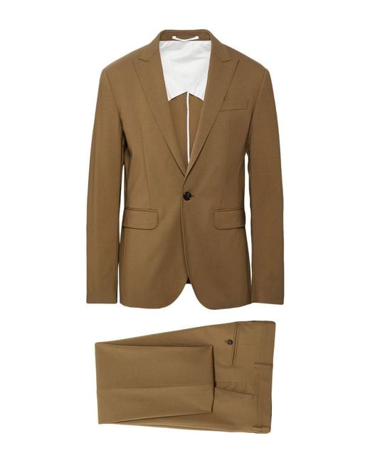 DSquared² Natural Suit Virgin Wool, Elastane for men