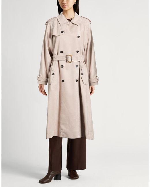 Ballantyne Natural Overcoat & Trench Coat Polyester, Elastane