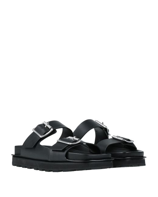 Jil Sander Black Sandals for men