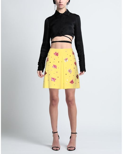 Marni Yellow Mini Skirt