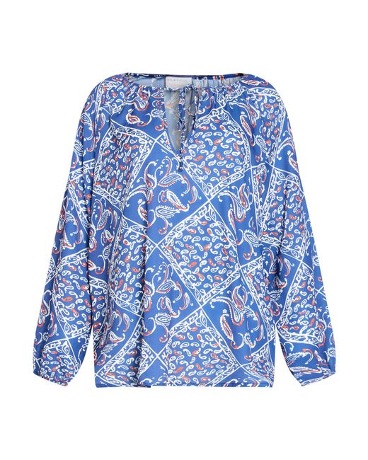 FIORELLA RUBINO Blue Top Polyester