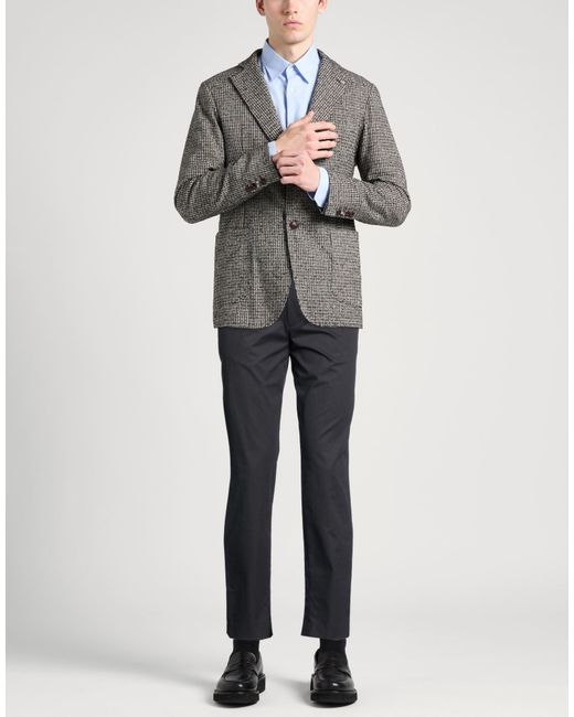 Paul Smith Blue Pants Cotton, Elastane for men