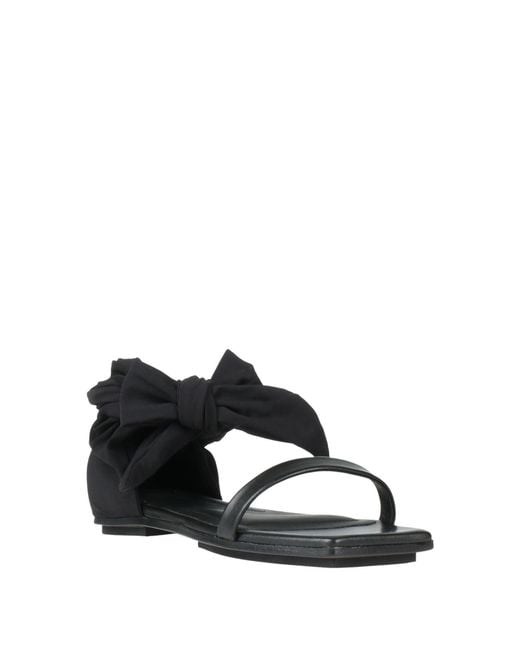 High Black Sandale