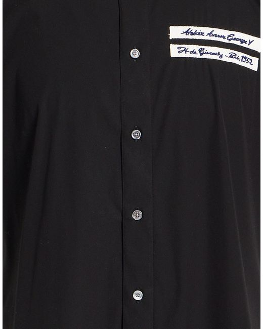 Givenchy Black Shirt Cotton, Polyamide, Elastane for men