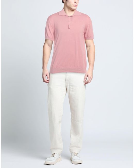 Crossley Pink Jumper for men