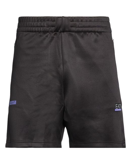EA7 Black Shorts & Bermuda Shorts for men