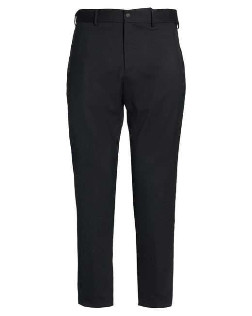 PT Torino Black Pants Virgin Wool, Polyester, Elastane for men