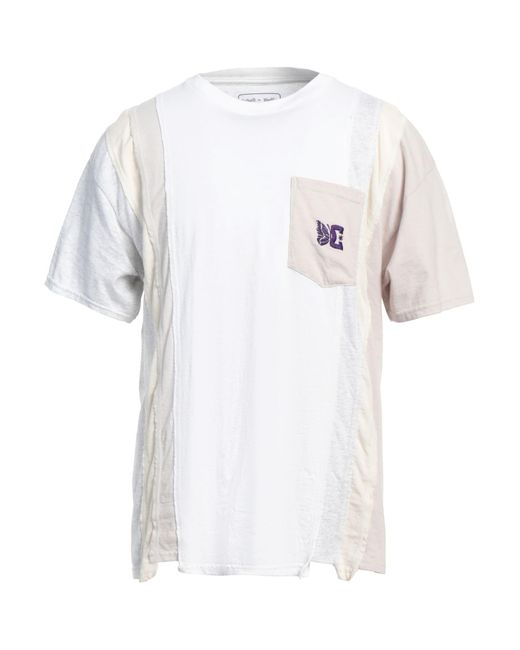 Camiseta Rebuild by Needles de hombre de color White
