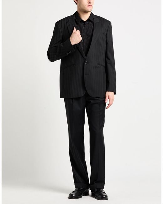 PT Torino Black Blazer Virgin Wool for men