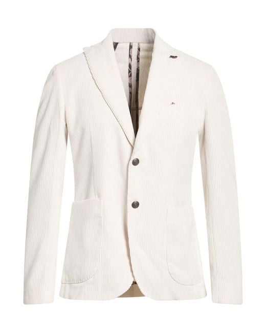 Bob Natural Blazer Polyester, Nylon, Elastane for men