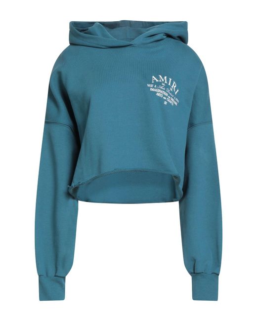 Amiri Blue Sweatshirt Cotton