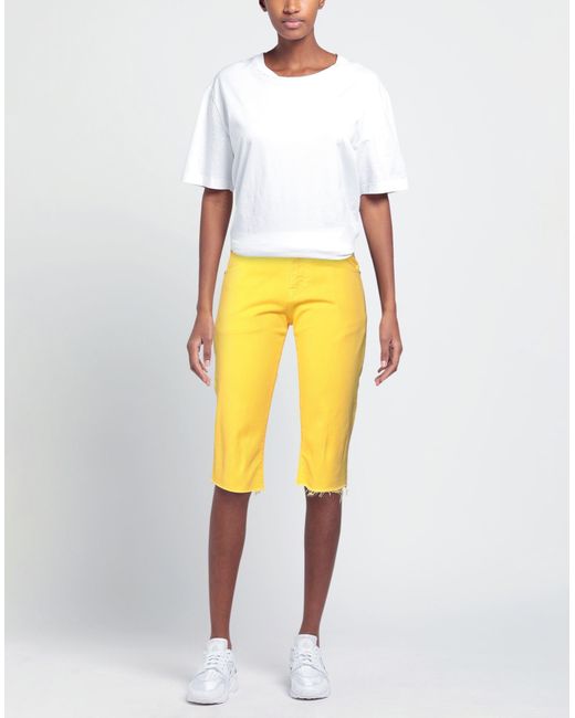 Saint Laurent Yellow Jeans