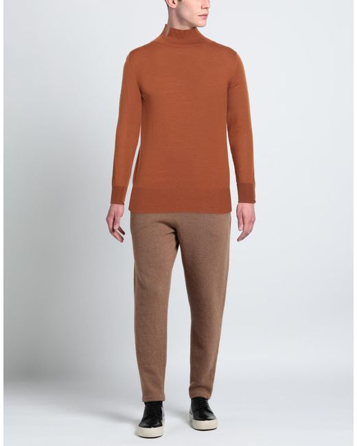 Svevo Brown Turtleneck for men