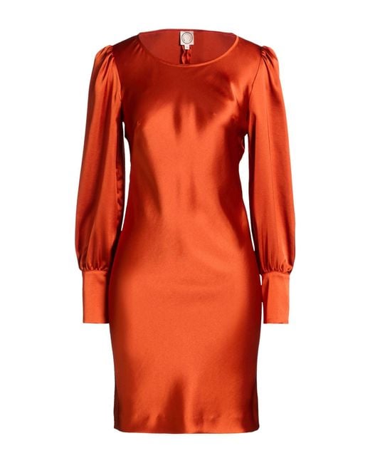 Ines De La Fressange Paris Orange Maxi Dress Recycled Polyester, Polyester