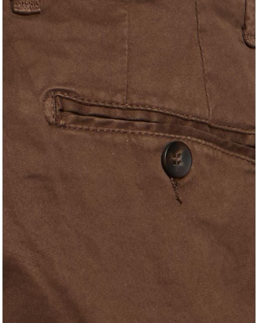 Squad² Brown Pants Cotton, Elastane for men