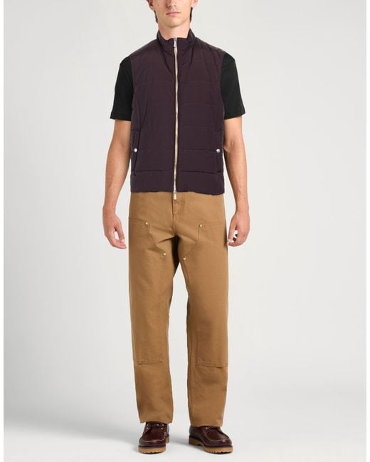 Eleventy Purple Vests for men