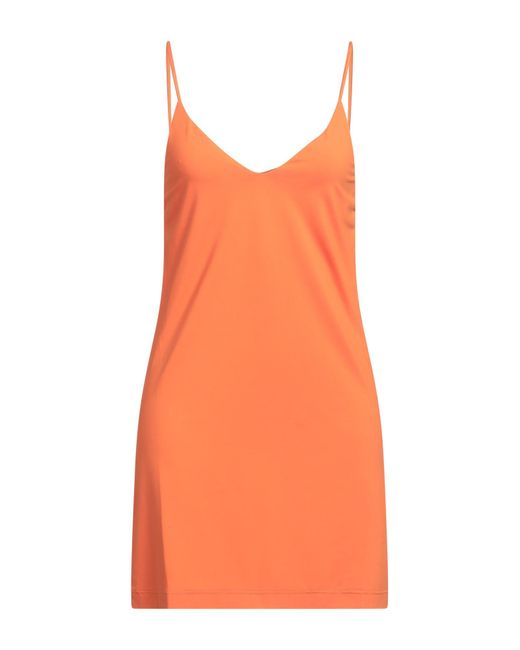 Fisico Orange Mini-Kleid