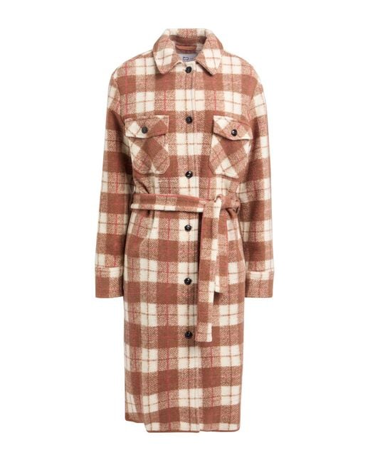 Woolrich Natural Light Coat Polyester, Virgin Wool