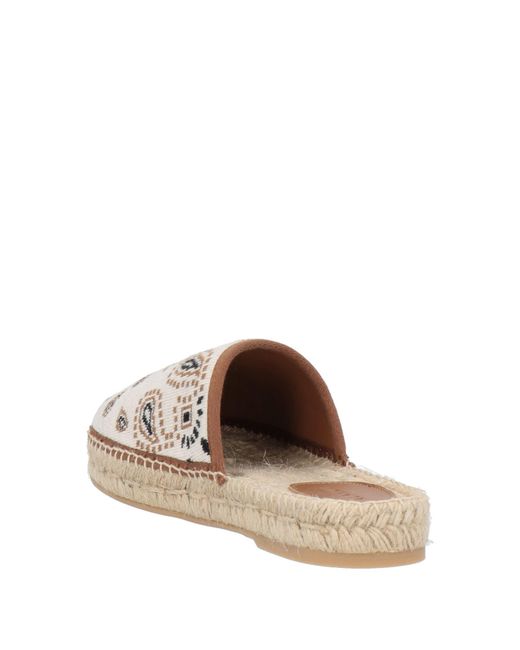 Alanui White Espadrilles Textile Fibers