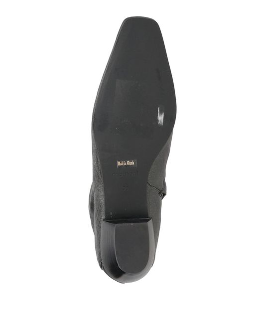 Momoní Gray Ankle Boots Polyurethane, Polyester