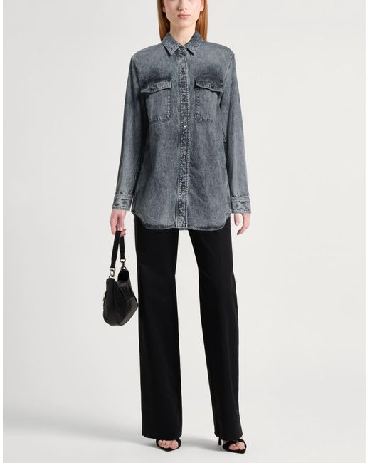 Camisa vaquera Moorer de color Gray