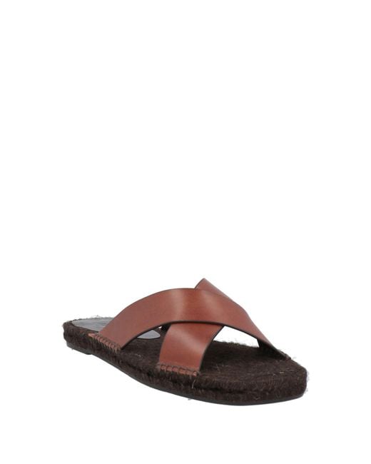 Castaner Brown Espadrilles Leather for men