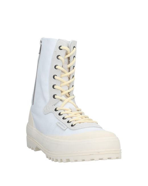Botines de caña alta PAURA x SUPERGA de hombre de color White