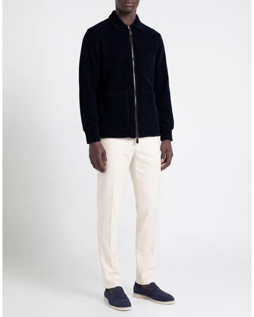 Isaia Blue Cardigan for men