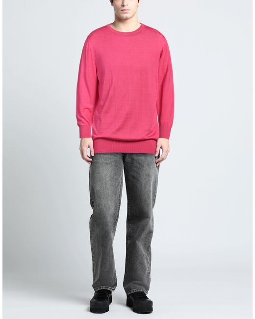 Sonrisa Pink Jumper for men