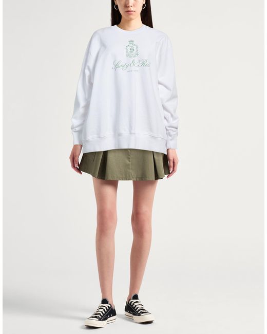 Sporty & Rich White Sweatshirt for men