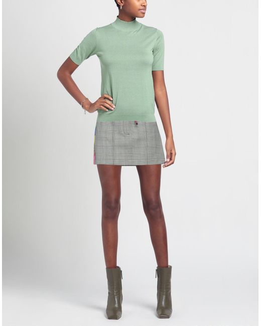 Emporio Armani Gray Mini Skirt