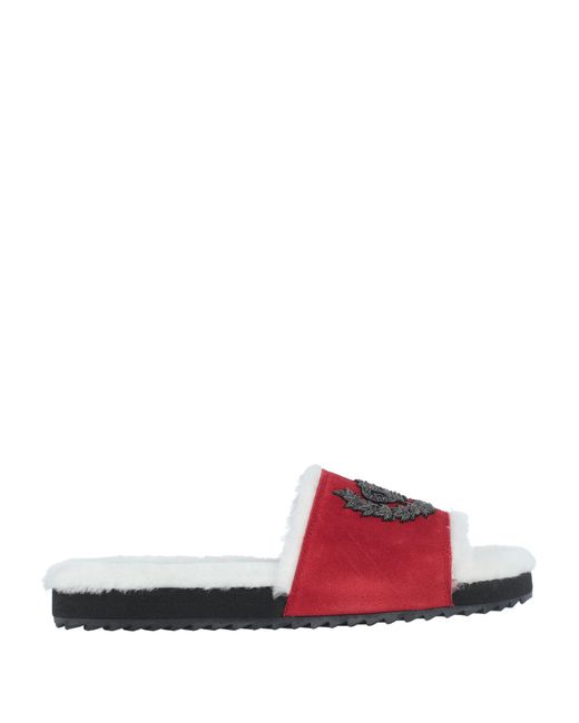 Dolce & Gabbana Red Sandals for men