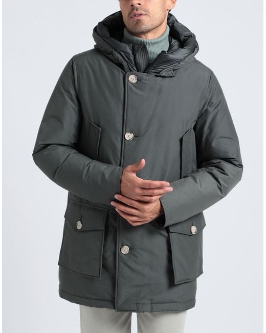 Woolrich Gray Coat for men