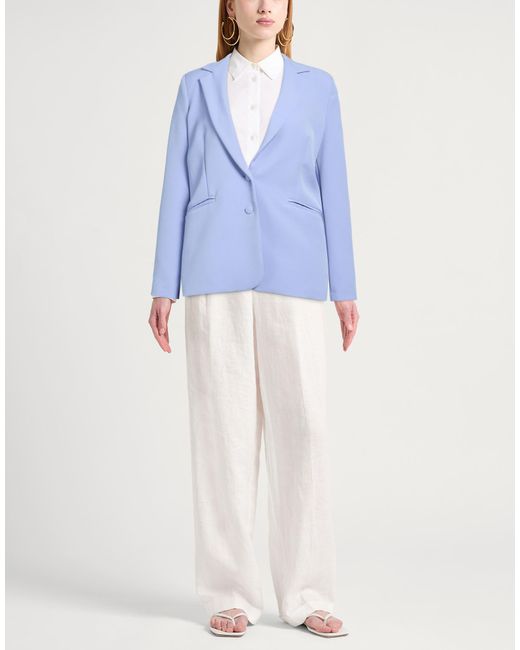 Denny Rose Blue Blazer Polyester, Elastane