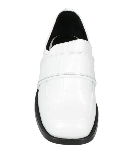 By Far White Loafer