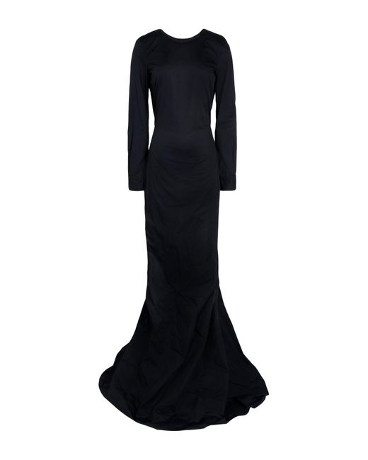 Robe longue Ann Demeulemeester en coloris Black