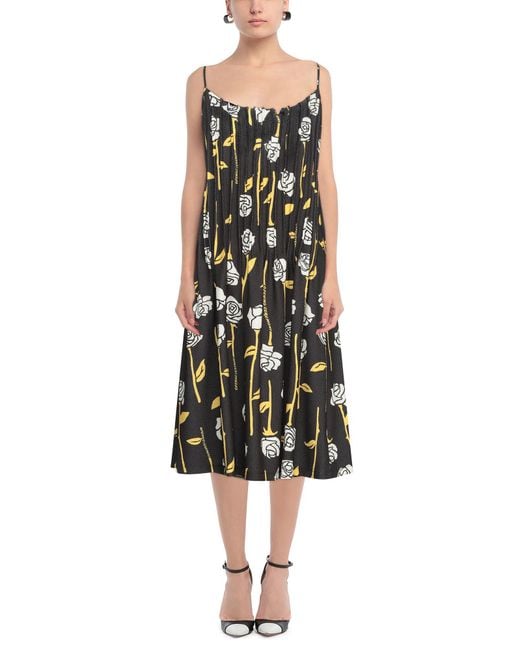 Opening Ceremony Black Midi Dress