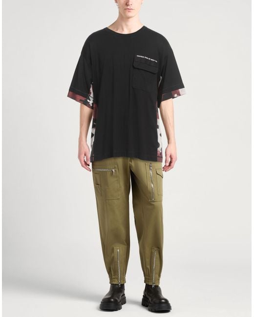 Dolce & Gabbana Black T-Shirt Cotton, Elastane, Viscose, Polyurethane for men
