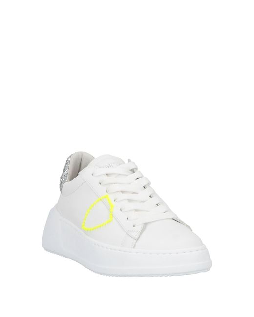 Philippe Model White Sneakers Leather