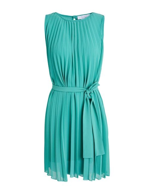 Kaos Green Mini Dress Polyester
