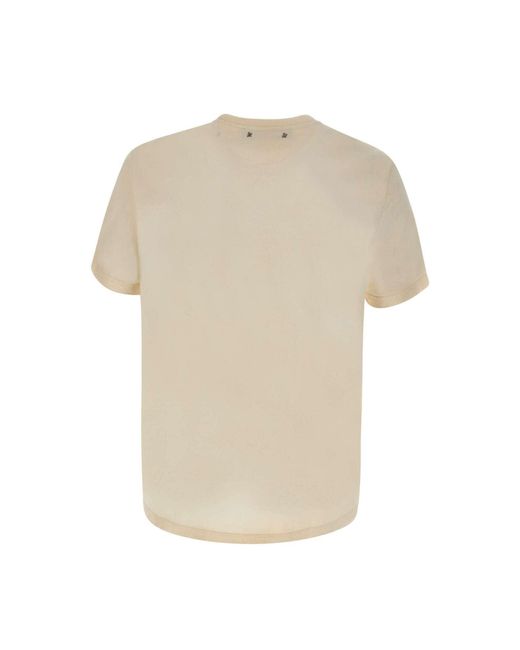 T-shirt Golden Goose Deluxe Brand pour homme en coloris White