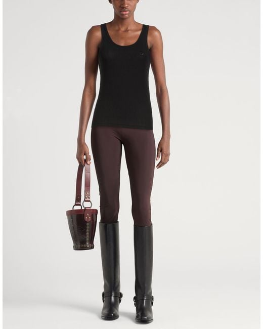 Coperni Black Tank Top Viscose, Elastane