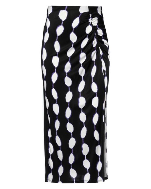 Diane von Furstenberg Black Midi-Rock