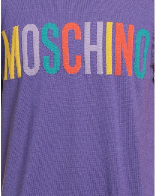 Moschino Blue Sweater for men