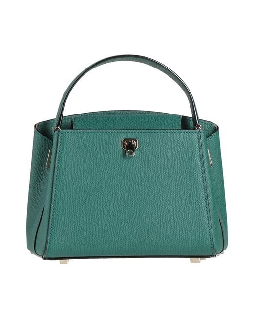 Valextra Green Handbag