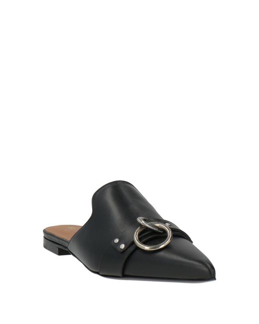 R13 Black Mules & Clogs Leather