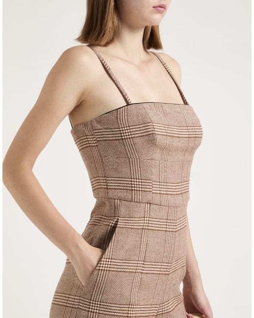 Twinset Natural Jumpsuit Wool, Polyester, Viscose, Elastane