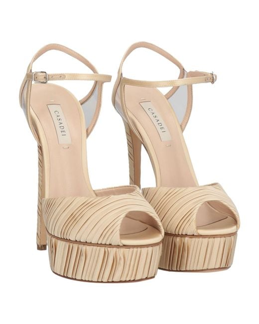 Casadei Natural Sandals