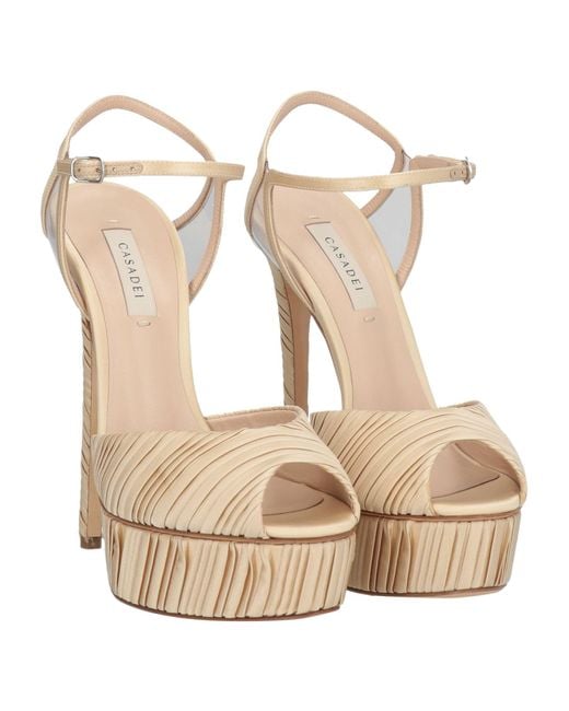 Casadei Natural Sandals